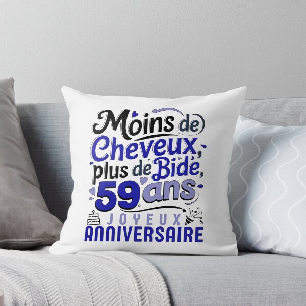 Item preview, Humor 59 Years Old - Funny Gift for Man - Quinqua Birthday designed and sold by RomualdGR.