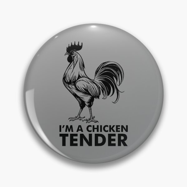 Item preview, I'm A Chicken Tender - Animal Lover Pun designed and sold by viunziameriza.