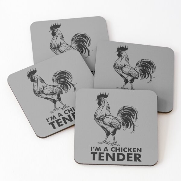 Item preview, I'm A Chicken Tender - Animal Lover Pun designed and sold by viunziameriza.