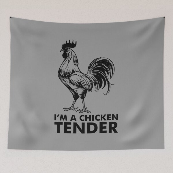 Item preview, I'm A Chicken Tender - Animal Lover Pun designed and sold by viunziameriza.