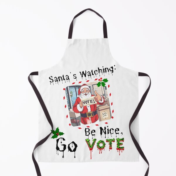 Item preview, Santa's Watching - Go Vote designed and sold by OMdesign10.