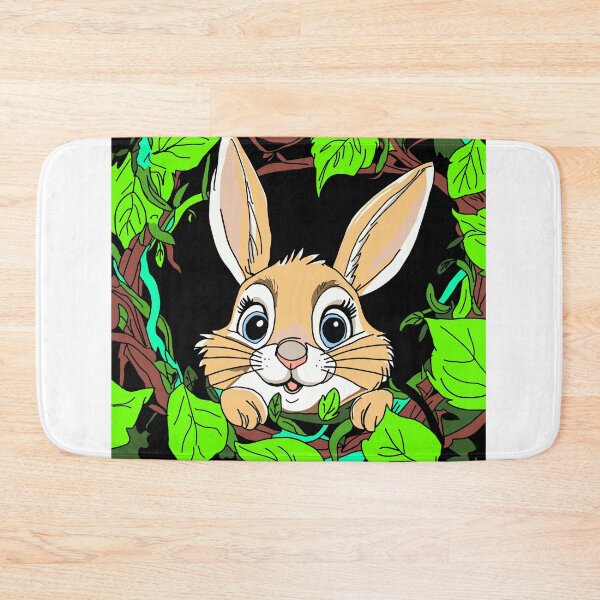 Aperçu de l'œuvre Peinture de buisson de lapin créée et vendue par Nuynuyshop.