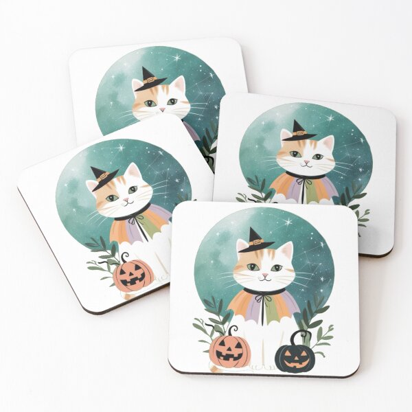 Item preview, Cute Halloween cat designed and sold by Mysterywall.