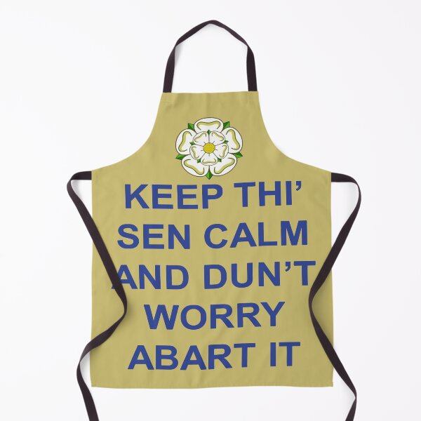 Item preview, Keep Thi Sen Calm Else And Dunt Worry Abart It Blue Text designed and sold by taiche.