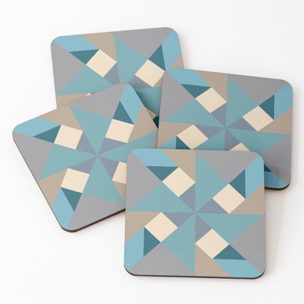 Item preview, Coastal Blue Tangram Pattern designed and sold by avperth.