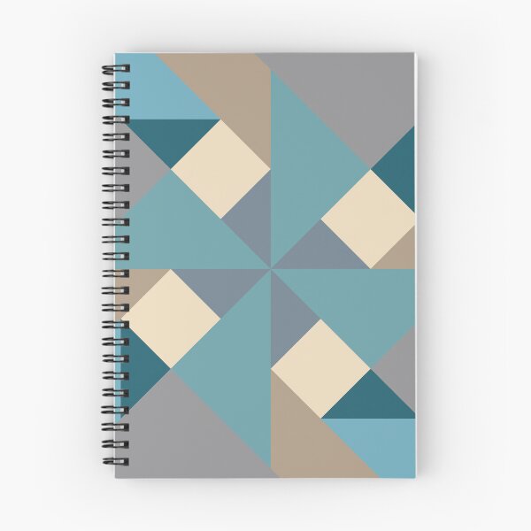 Aperçu de l'œuvre Motif Tangram bleu côtier créée et vendue par avperth.