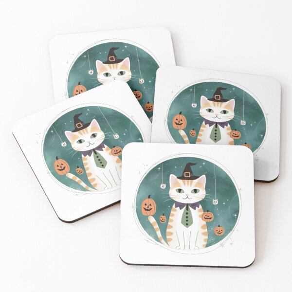 Item preview, Cute cat in Halloween. designed and sold by Mysterywall.