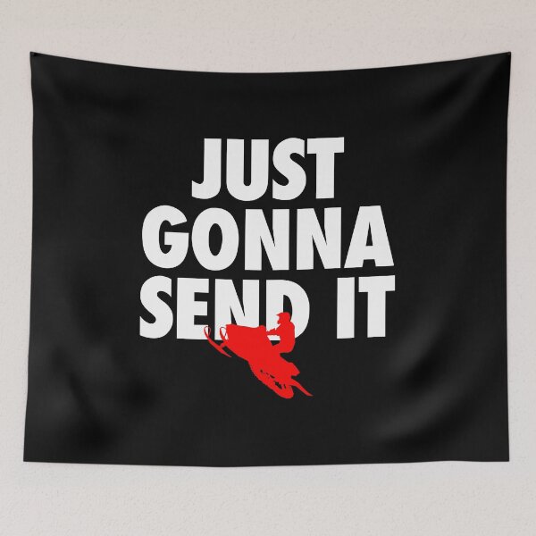 Item preview, Just Gonna Send It - Snowmobile Lover designed and sold by viunziameriza.