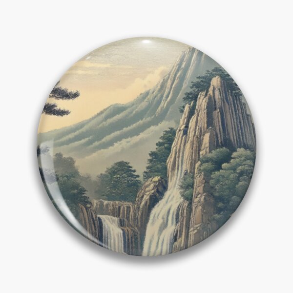 Item preview, Hine Hills - A Contemporary Ukiyo-e Nature Landscape designed and sold by Kijiermono.