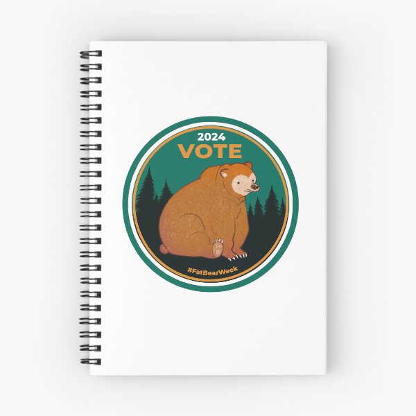 Item preview, Vote! 2024 Fat Bear Week designed and sold by MellowMoths.