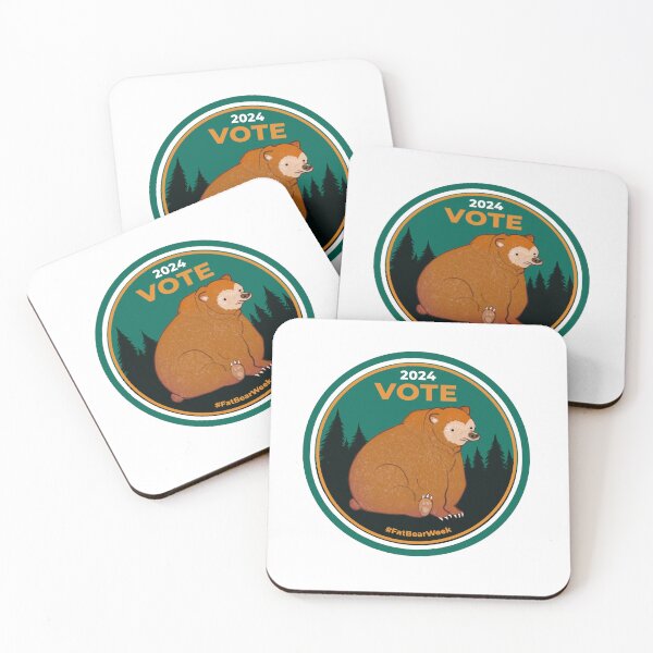 Item preview, Vote! 2024 Fat Bear Week designed and sold by MellowMoths.