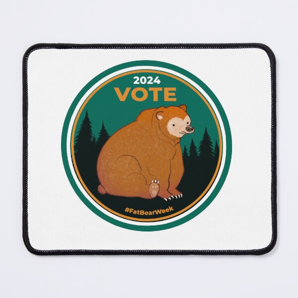 Item preview, Vote! 2024 Fat Bear Week designed and sold by MellowMoths.