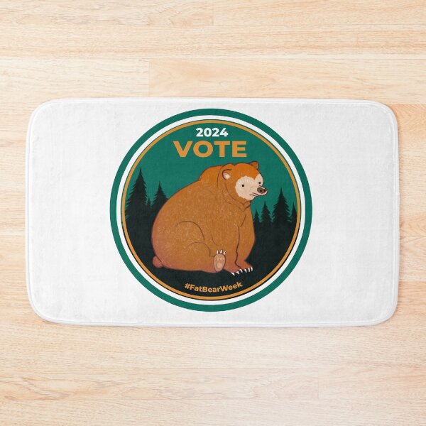 Item preview, Vote! 2024 Fat Bear Week designed and sold by MellowMoths.
