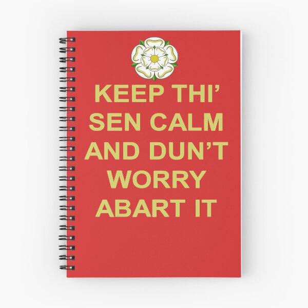 Item preview, Keep Thi Sen Calm Else And Dunt Worry Abart It Yellow Text designed and sold by taiche.