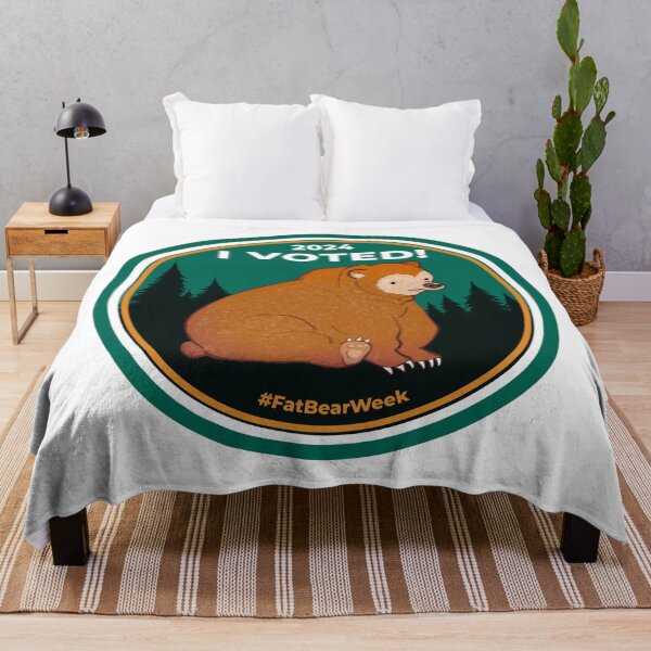 Item preview, I Voted! 2024 Fat Bear Week designed and sold by MellowMoths.