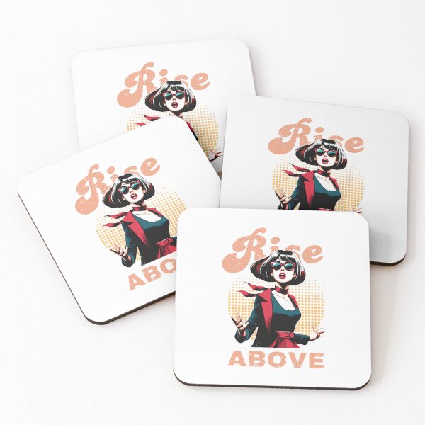 Item preview, Rise Above: Bold Elegance in Red and Green designed and sold by SplashTastic.