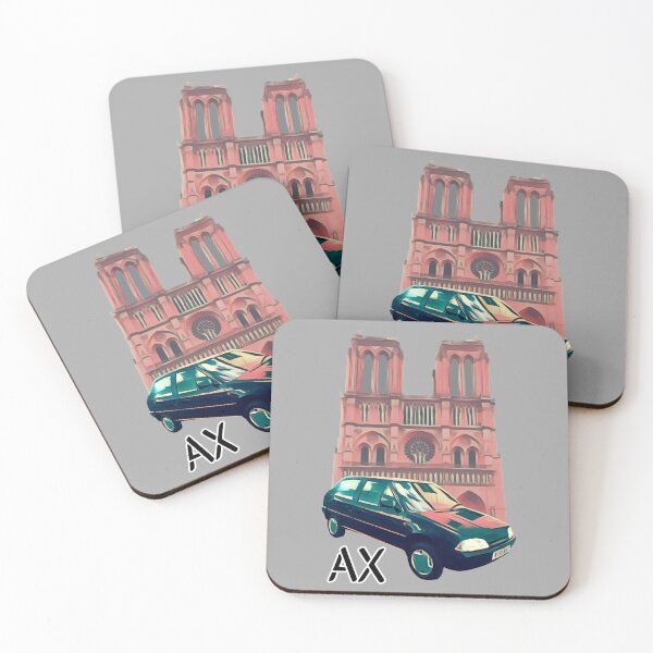 Item preview, AX French Small Car in front of Notre Dame Paris designed and sold by WheresTheTShirt.