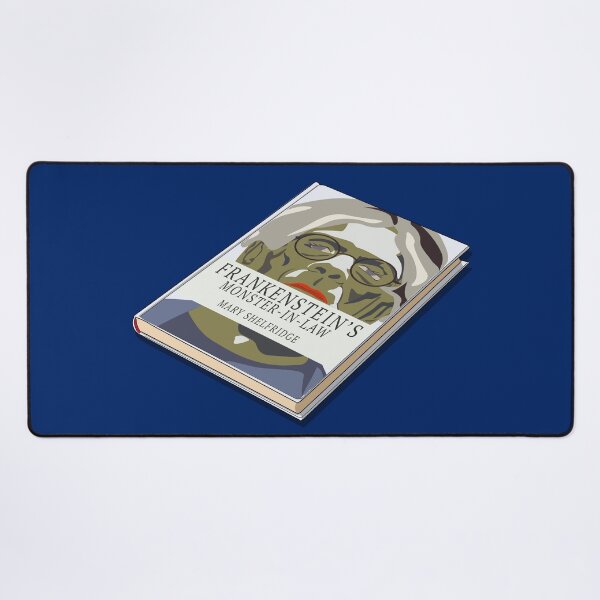 Item preview, Frankenstein's Monster-in-Law – Book Cover Parody designed and sold by Fun Funky Designs.