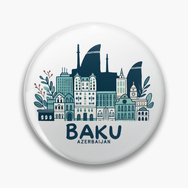 Artikelvorschau, Baku, Aserbaidschan entworfen und verkauft von WanderlustCoCo.