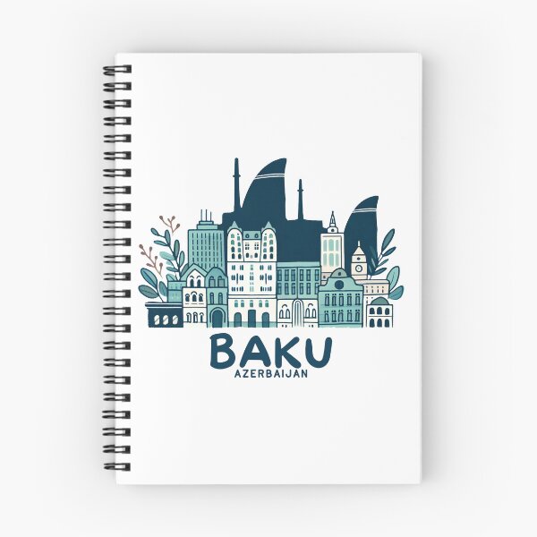Item preview, Baku Azerbaijan designed and sold by WanderlustCoCo.