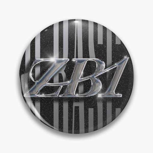 Item preview, Metallic Chrome Zerobaseone Logo ZB1 designed and sold by CrownMaru.