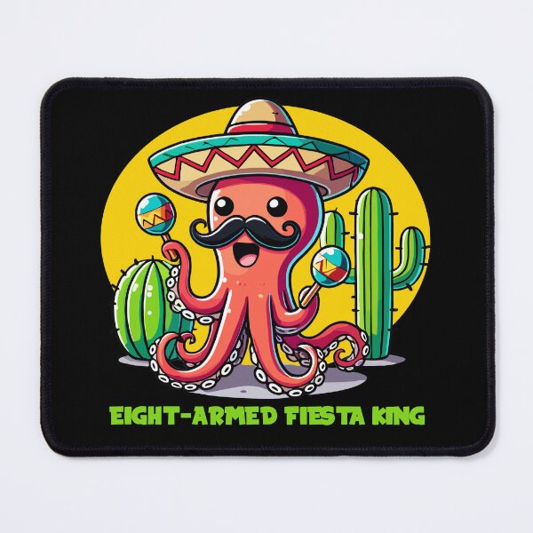 Item preview, Mexican Octopus - Eight Armed Fiesta King designed and sold by MaateoDesign.