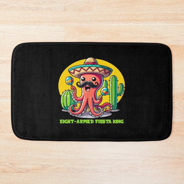 Item preview, Mexican Octopus - Eight Armed Fiesta King designed and sold by MaateoDesign.