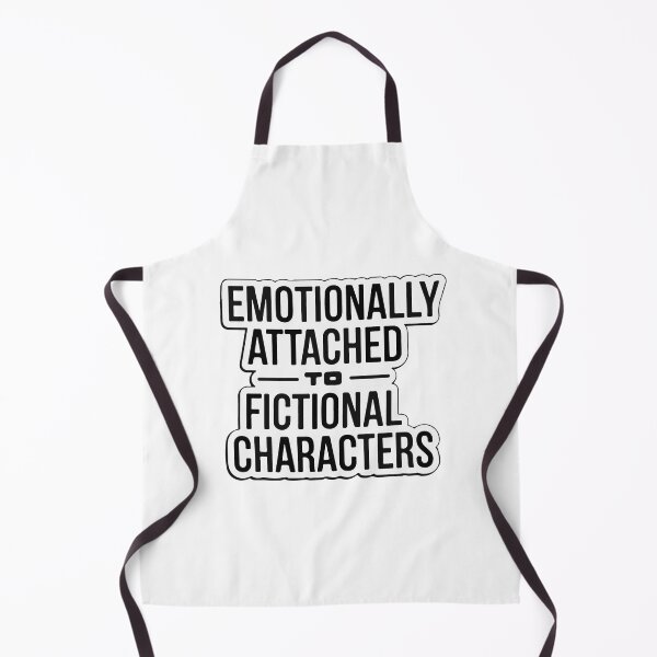 Item preview, Emotionally Attached to Fictional Characters Minimalist Quote designed and sold by NiftyWrx.