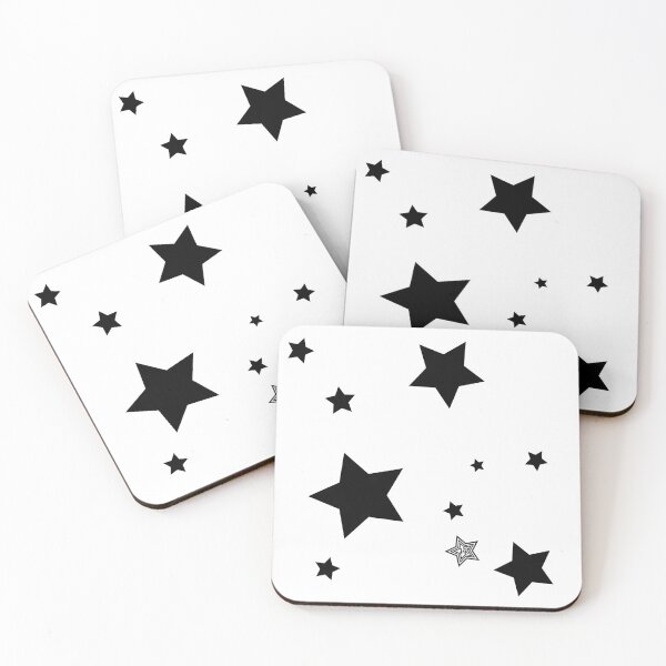 Item preview, Black Star Pattern with HoppRock Logo designed and sold by HoppRock.