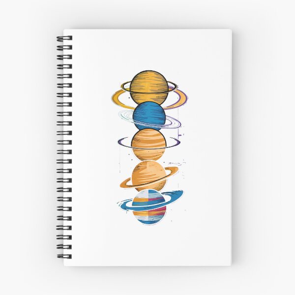 Item preview, Vibrant Solar System Planets Alignment designed and sold by NiftyWrx.