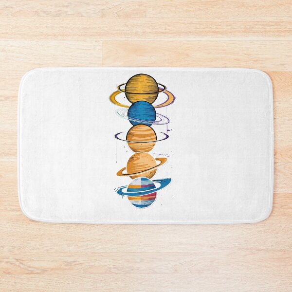 Item preview, Vibrant Solar System Planets Alignment designed and sold by NiftyWrx.