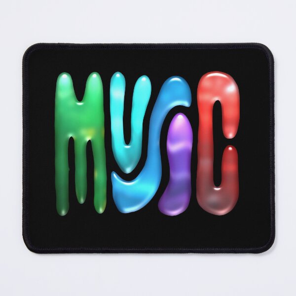 Item preview, Neon Music Text designed and sold by SuRReal3D.