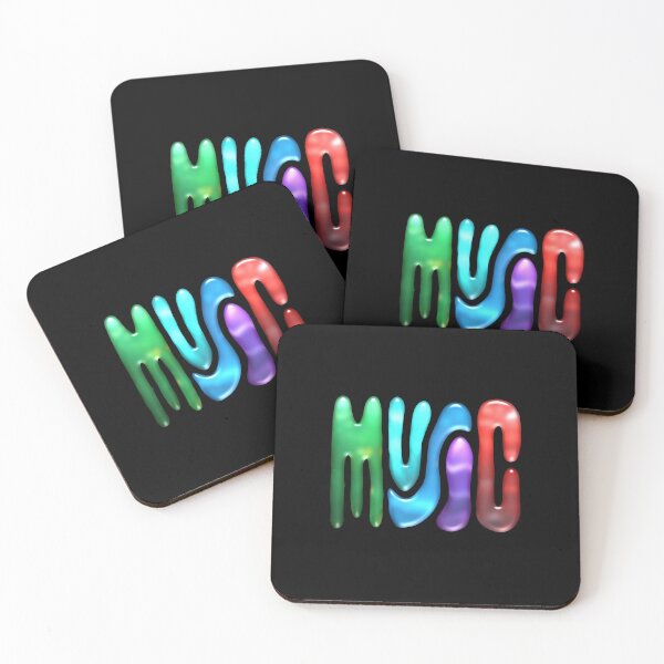 Item preview, Neon Music Text designed and sold by SuRReal3D.