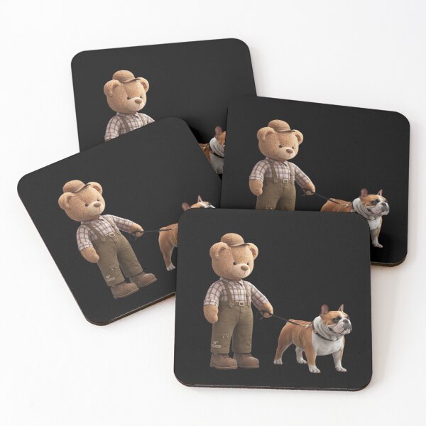 Item preview, Go for a Walk - Dog and Bear designed and sold by Colorful-Garden.