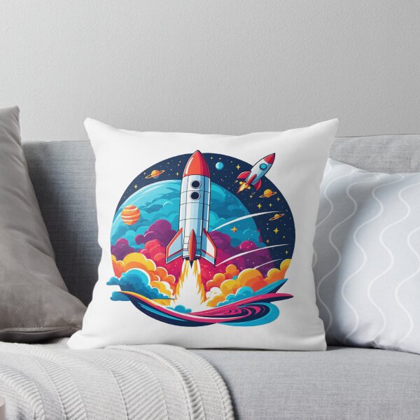 Item preview, Space Shuttle Sticker. Space rocket. Rocket Graphic. designed and sold by Aknarin Thika.