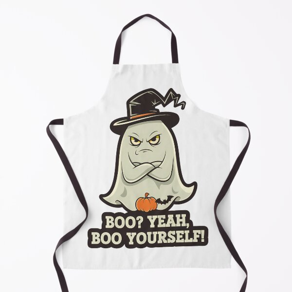 Item preview, Boo? Yeah, Boo Yourself! - Annoyed Grumpy Ghost Anti Halloween designed and sold by Infinitee8hirts.