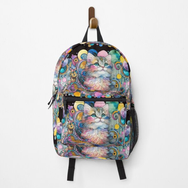 Item preview, Psychedelic Cat designed and sold by purplesensation.