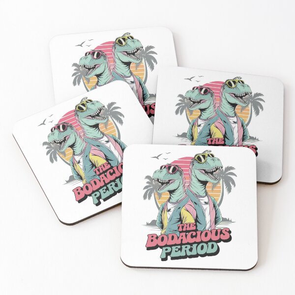 Item preview, The Bodacious Period Retro Dinosaurs designed and sold by NiftyWrx.