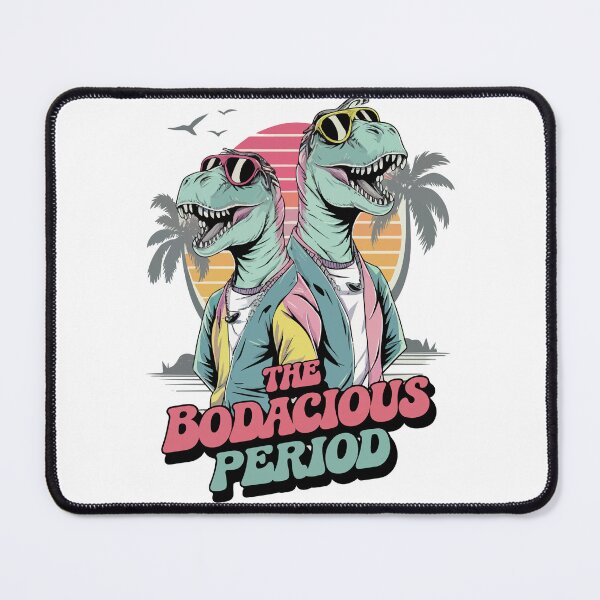 Item preview, The Bodacious Period Retro Dinosaurs designed and sold by NiftyWrx.