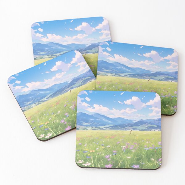 Item preview, Alpine Meadow with Wildflowers In Watercolor Painting style Mug designed and sold by Cozirlax.