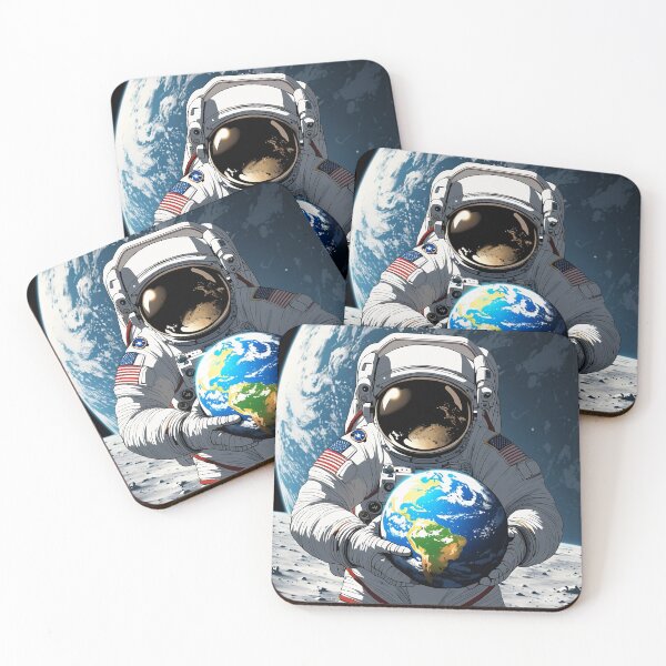 Item preview, Astronaut Holding the Earth Planet designed and sold by Juana-.