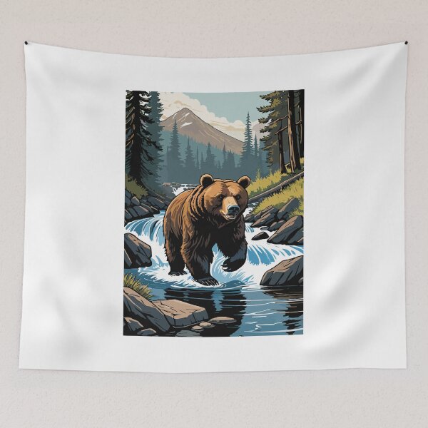 Item preview, The brown bear is hungry. designed and sold by Whose-sweat.