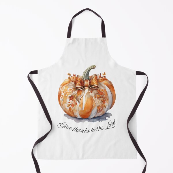 Item preview, Give Thanks to The Lord Watercolor Fall Pumpkin designed and sold by ThePinkProject.