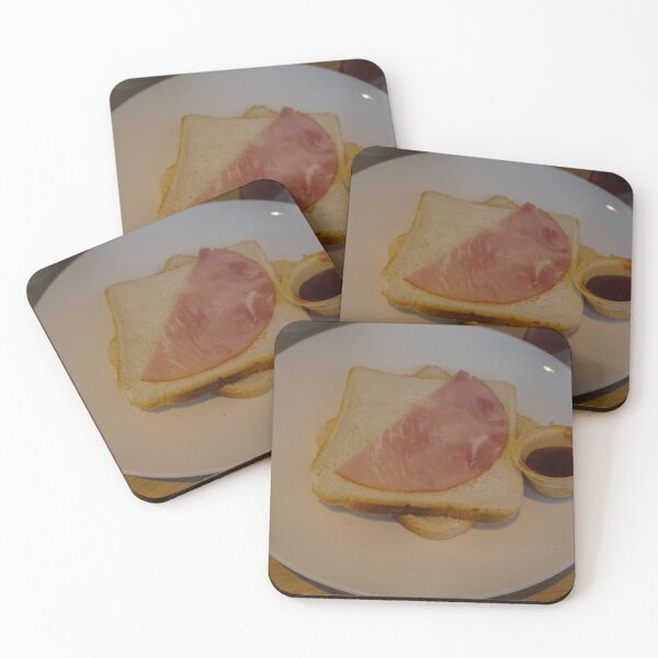 Item preview, Breakfast simple sandwich bread with ham and sauce designed and sold by dabingboshi.