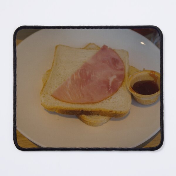 Item preview, Breakfast simple sandwich bread with ham and sauce designed and sold by dabingboshi.