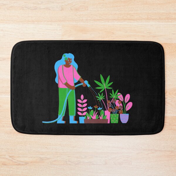Item preview, PRETTY GIRL WATERING PLANTS designed and sold by larissa-myrie.
