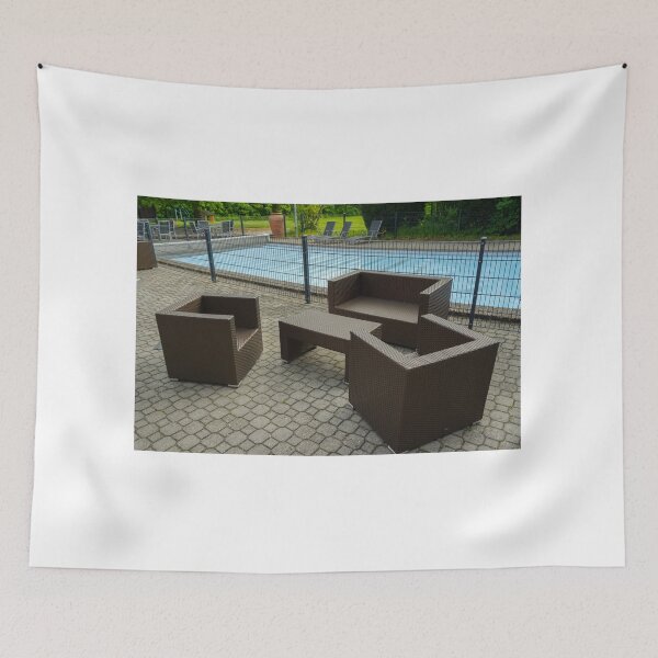 Item preview, Three chairs in the garden designed and sold by dabingboshi.