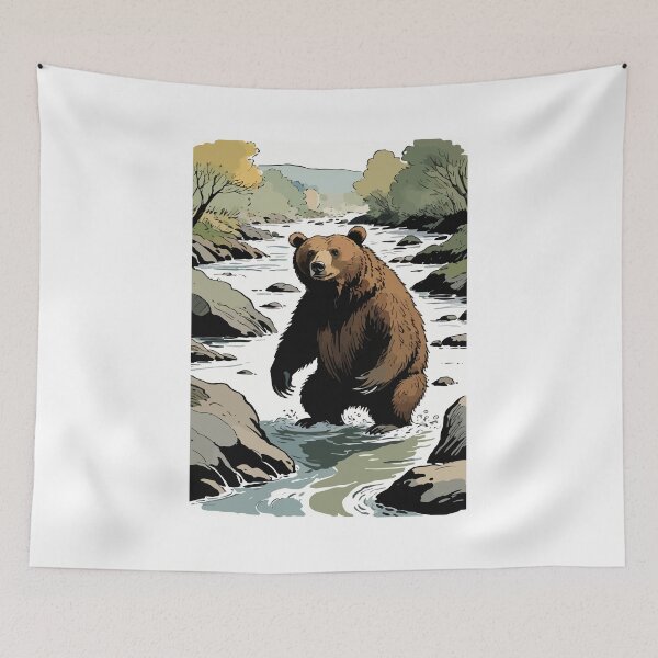 Item preview, The brown bear is hungry. designed and sold by Whose-sweat.