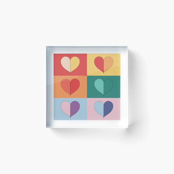 Item preview, Rainbow Heart Alignments designed and sold by NiftyWrx.