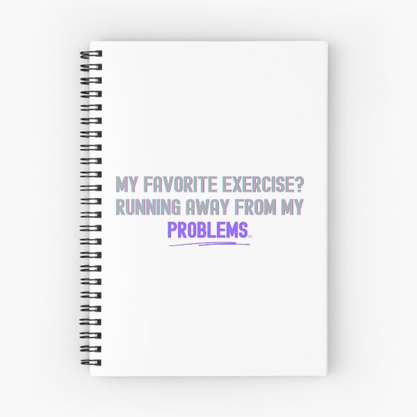 Item preview, Run Away from Problems: Humorous Exercise Design for Escapists designed and sold by CraftedConcepts.